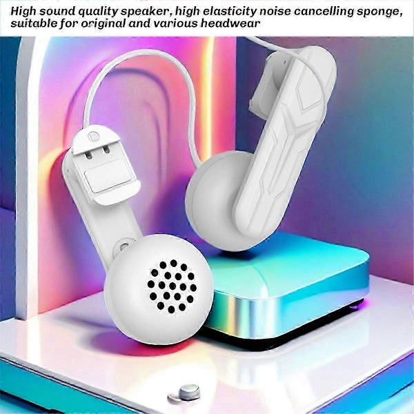 Clip-on Hengende Hodetelefoner Komfortabel Lydforsterker Hvit for / Quest 3 VR Headset Forbedre Gleden