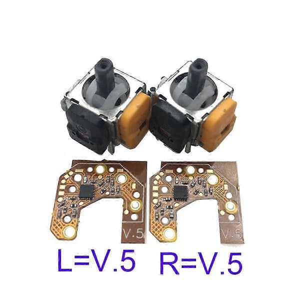 2 STK Hall Effect Joystick & Kalibreringskort til Gamepad Controller Center/Ydre Ring Justering