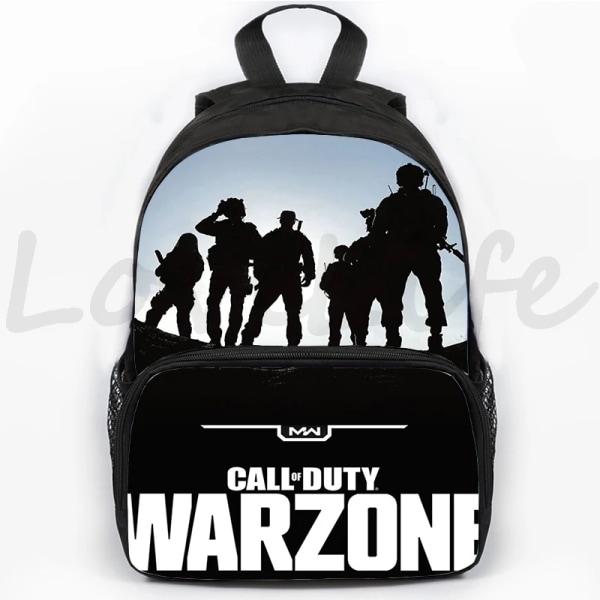 Call Of Duty Warzone 3D Print Reput Koululaukku pojille Tytöille Lapsille Reppu Hot Game Kirjalaukku Teini-ikäisten opiskelijoiden koululaukku 13