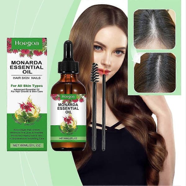 Monardaolie til hårvækst, udglatter fine linjer Antioxidant Chakraolie 30ml