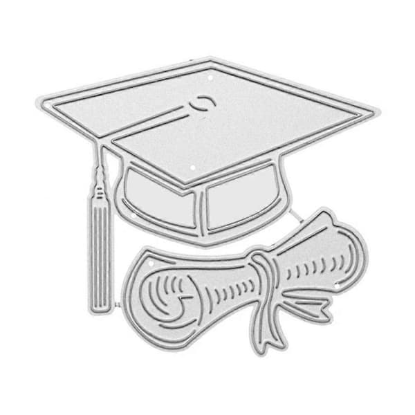 Studenterhue Certifikat Metal Skærestencils Til Gør-det-selv