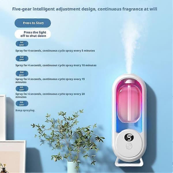 Automatisk aromaterapidiffusor eteriska oljor långvarig luftfräschare U6J4 E