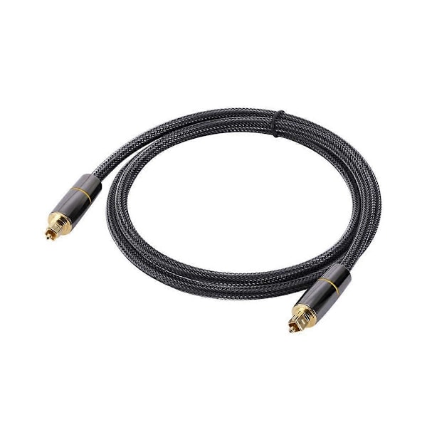 Optisk Lydkabel Digital Optisk Fiberkabel Toslink 2M SPDIF Koaksialkabel for Forsterkere Spiller
