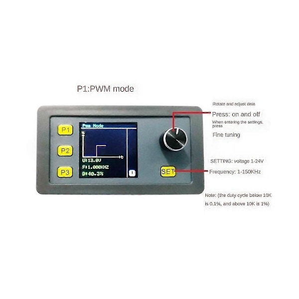 PWM Puls Justerbar Modul Sinusvåg 4-20mA, 2-10V Portabel Multifunktionell Signalgenerator RS485