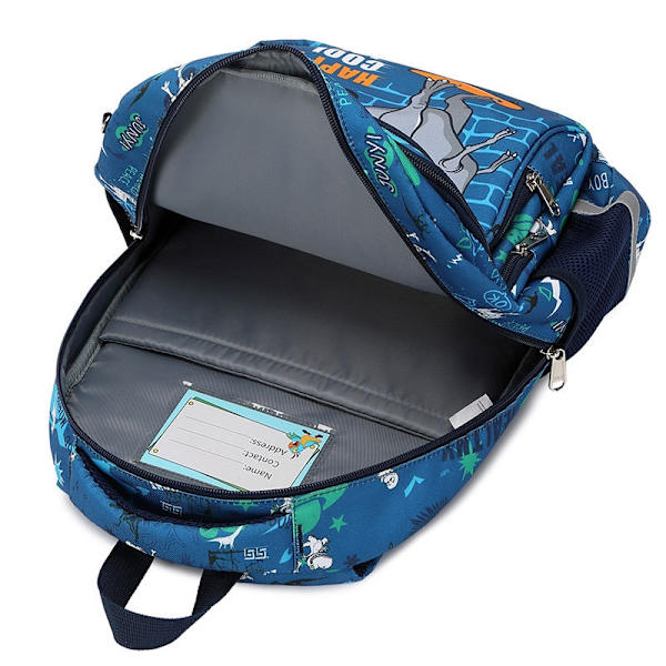 Barneskoletaske Dyre Dinosaur Ryggsekksett Dinosaur 3 pcs sets