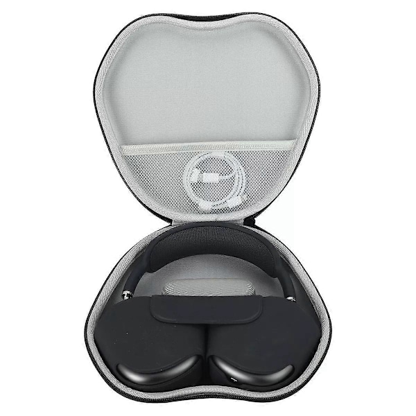 Airpods Max förvaringsväska (grå), handväska förvaring Airpods Max hörlursfodral i PU-läder