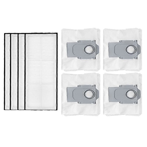 Erstatningstilbehør for feiemaskin Hepa-filter Støvpose for Roborock S8 S8+ S8 Pro G20 Tilbehør Hep