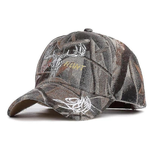 Utomhus Camouflage Baseball Cap Mode Broderat Mönster Cap Casual Sunshade Cap camouflage deer