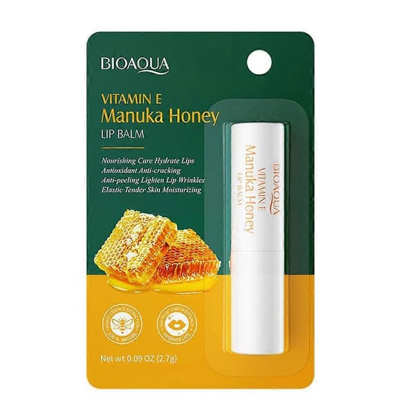 BIOAOUA Leppebalsam 2,7 g Vitamin E Fuktighetsgivende
