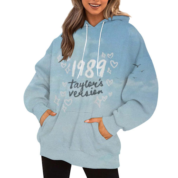Taylor Swift sanger Taylor Swift periferiudstyr 3D-printet hættetrøje trendy for både mænd og kvinder 6XL
