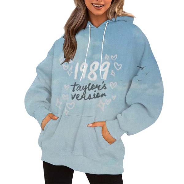 Taylor Swift sanger Taylor Swift tilbehør 3D-printet hettegenser trendy for både menn og kvinner 4XL