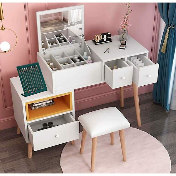 Set med 2 Sammetshalsbandsställ, Halsbandshållare, L-formad Smyckesdisplay, Elegant Organizer, Bordsdisplay för (Mörkgrön) GetRich
