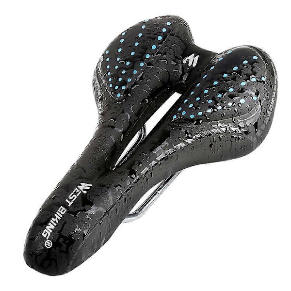 Mountainbike Mjuk Gel Sadel Blå 27 x 16cm