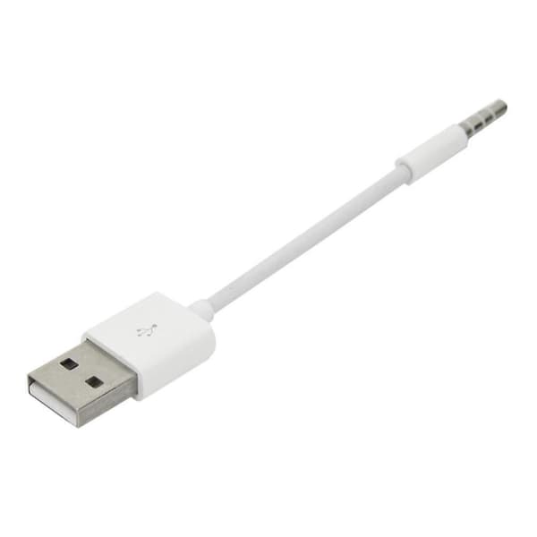 USB-lader datasynkroniseringskabel for 3. 4. iPod beste shuffle 5. W3Z6 D2