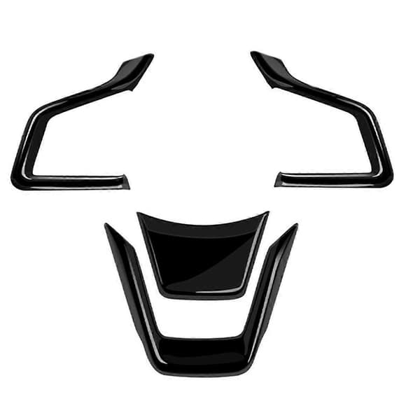 Bilrat Trim Cover Sticker til Skinnende Sort