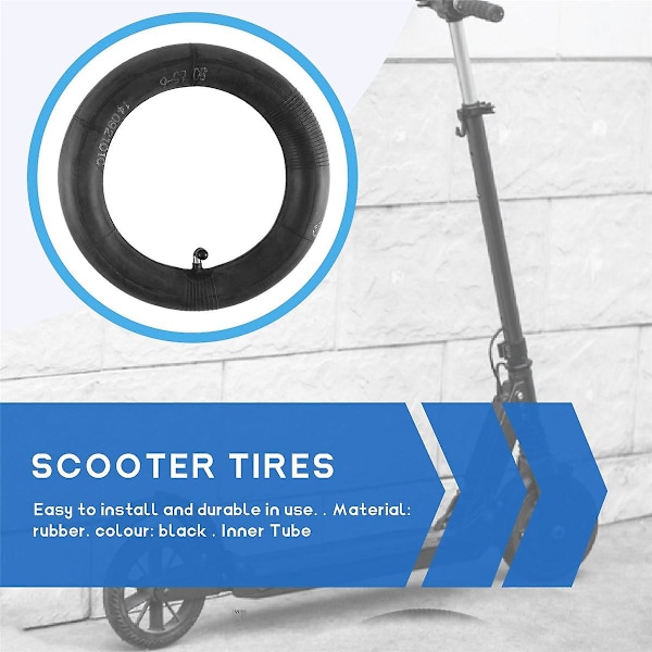 2 stk. 10 tommer 80/65-6 Indvendig slange 255x80 Gummi til Zero 10x Elektrisk Scooter Fremragende Udskiftning A