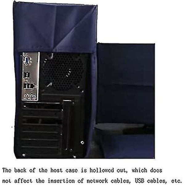 3 Dele Computer Støvbeskyttelse Skærm + Tastatur + Computer Host PC Støvtæt Computer Covers Case Computer Støvbeskyttelse Til Stationær PC CPU Tower Beskyttelse