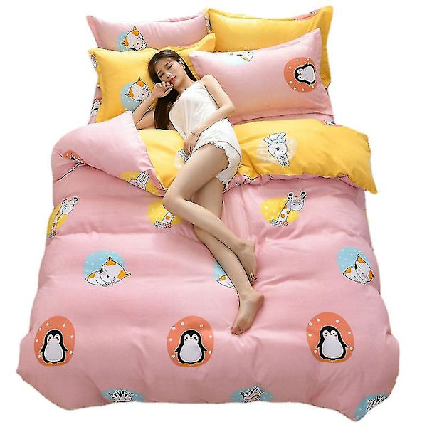 Kasvikashmir Söpö Paksu Neliosainen Pukusetti Q A 1.5m four-piece set