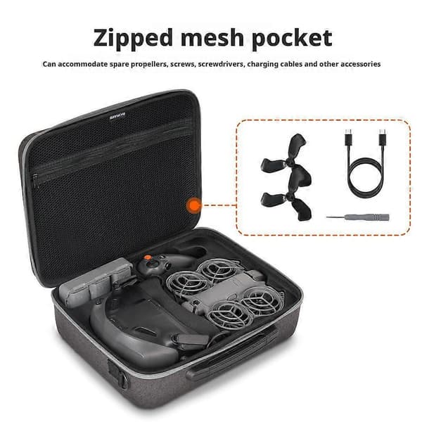 For Sunnylife For Dji Neo 2 Storage Bag Drone Protective Case Drone Accessories Svart