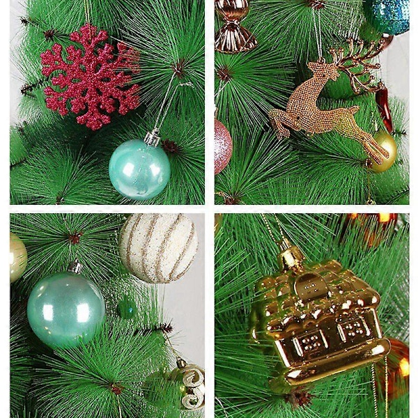 1 Set Julgranskulor Ornament för Jul Julgransdekorationer Hängande Kulset för Nyår P