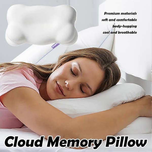 Sky Memory Foam Pute - Ergonomisk Cervikal Støtte for Sidesovere