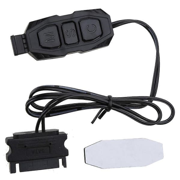 PC 5V 12V ARGB RGB blæserkontrol Sata Molex strømforsyning lysstribe controller
