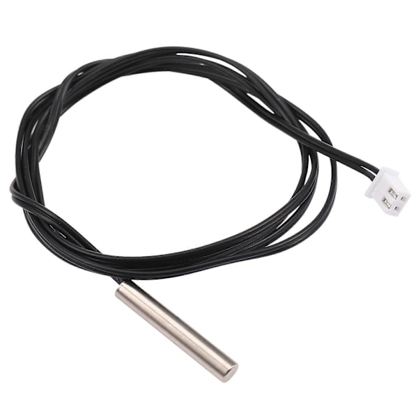 5st 1 Meter Vattentät Temperatursensor Sond, Rostfritt Stål 10k 3950 NTC Termistor Sond, Di