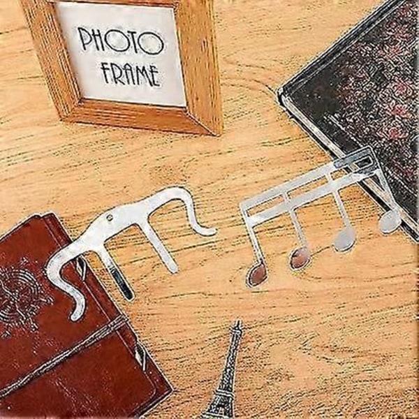 2-pack notklämmor notbladshållare pianonotklämmor notklämmor för piano keyboard stativ