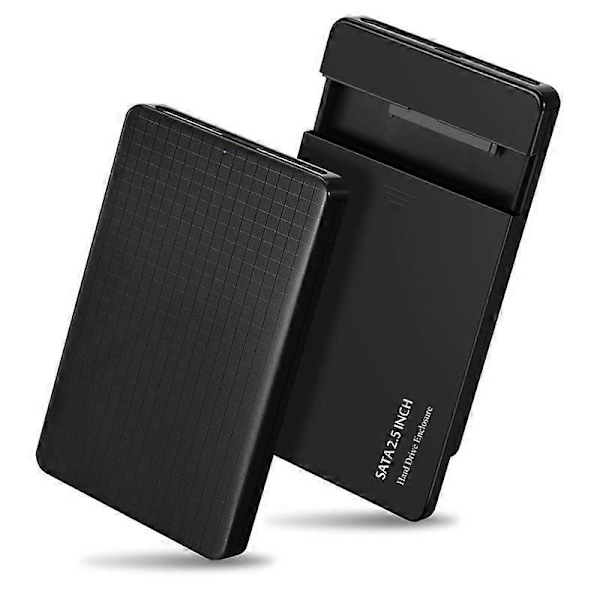 USB 3.0 Mobilt HDD-kabinett 2,5-tums SATA Stöder Olika Mekaniska Hårddiskar och Solid S
