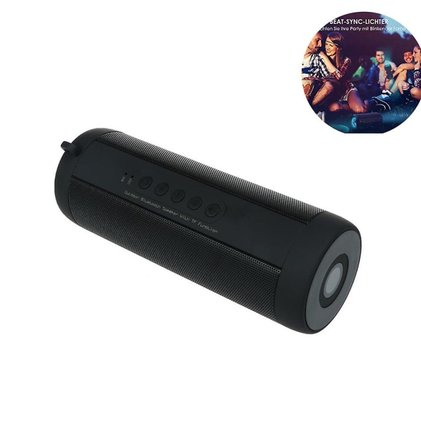 Trådlös Bluetooth Utomhushögtalare 5.0 med Trippel Baseffekt, Tws Stereo, Vattentät Bluetooth Audio