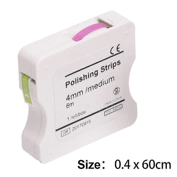 1 rulle tandpoleringsremsor rulle poleringsremsa 4mm