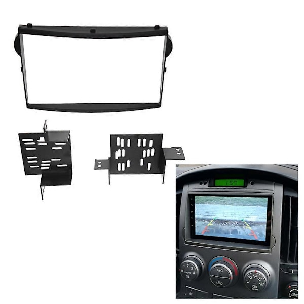 2Din Bilradio Fascia för Starex/H1 DVD Stereo Ram Plattadapter Monterings Dash Installationsram