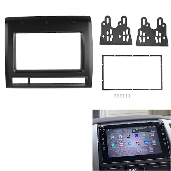 2Din Bilradio Fascia för 05-13 DVD Stereo Ram Plattadapter Monterings Dash Installationsram Tri
