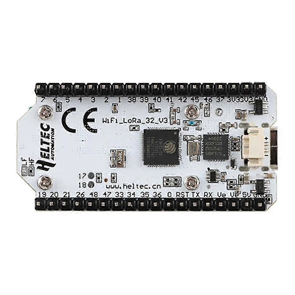 Heltec 868mhz-915mhz Sx1262 Esp32 Lora 0.96 Tum Blå Oled-display Wifi Lora 32 V3 Utvecklingskort För