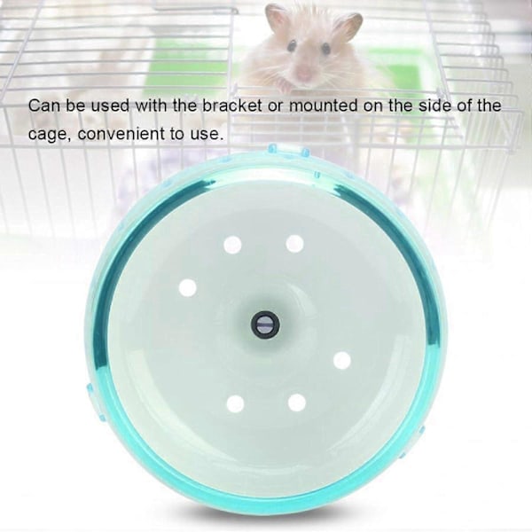 2025 Nytt Hamsterhjul Plast Tyst Rulle Träningshjul för Hamster Marsvin Små Djur