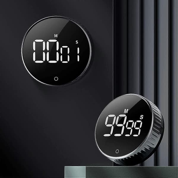 Kökstimer, Nedräkningstimer för kök, matlagningskurser, digital magnetisk LCD-timer