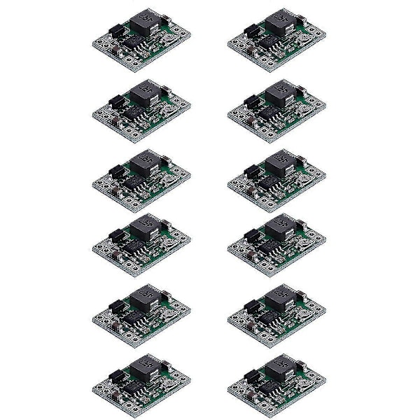 12st Mp1584 DC-DC Strömförsörjningsmodul 3A Justerbar Buck Converter För Ersättning Lm2596 24V 12V 5V 3