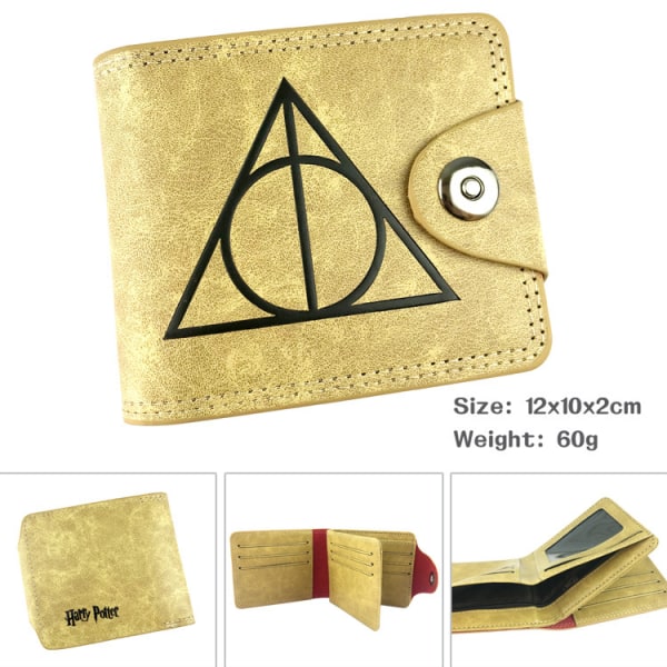 Harry Potter lyhyt lompakko Tylypahkan College korttilaukku merkki  rekvisiitta vetoketju miesten ja naisten lyhyt lompakko A 49f0 | A | Fyndiq