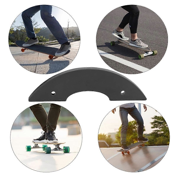 2 stk. Skateboard Pointer Skateboard Deck Beskyttere Hodebeskytter Universal Board Longboard Beskyttelse