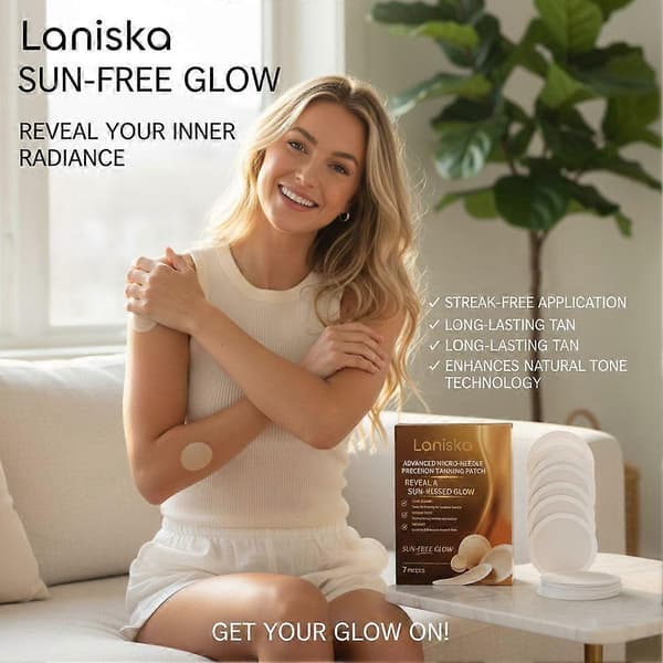 Laniska Microneedle Selvbrunerplastre - Solfri Dyb Absorption Skånsom Ansigtsbehandling