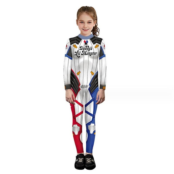 Barn Halloween Morsom Kostyme Gutt Jente 3D Trykk Body Cool Barn Cosplay Jumpsuits style 5 XL