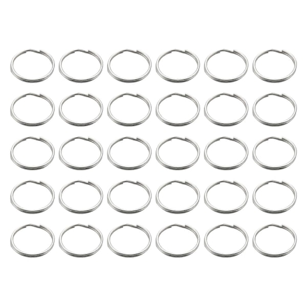 60 stk. 20 mm Ytre Dia Universelle Delte Nøkkelringer Nøkkelringholdere