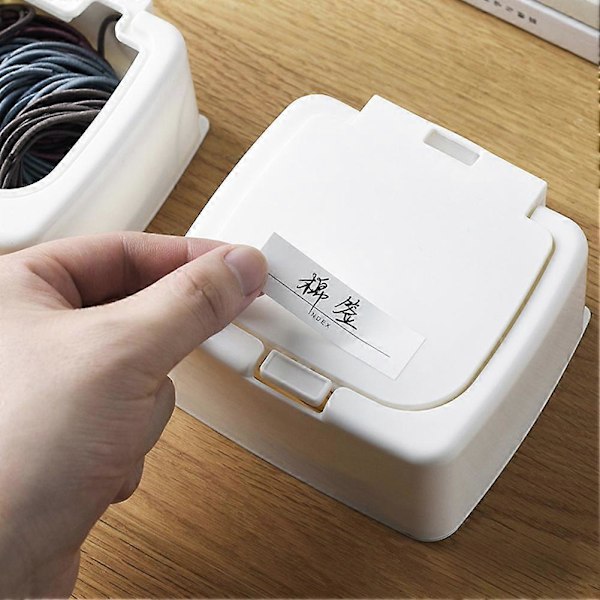 Mini Vatrondel Opbevaringsboks Makeup Bomuld Medicin Opbevaringsorganisator Beholder