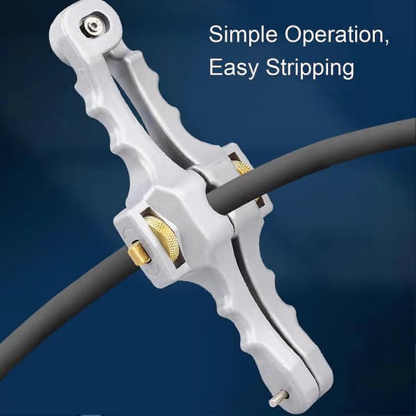 Fiberoptisk kabelstripper Justerbart langsgående slire Mid Span strippeverktøy for 10‑25mm 2‑288 kjerneledning