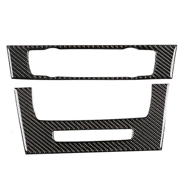 Bil Klimaanlegg CD Panel Trim for 3-serie E90 E92 E93 2005-12 CD Panel Trim Interiør Klistremerker
