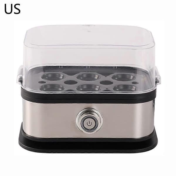 Egg Cooking med den ultimate, elektriske hurtigeggkokeren for 6 egg Black US