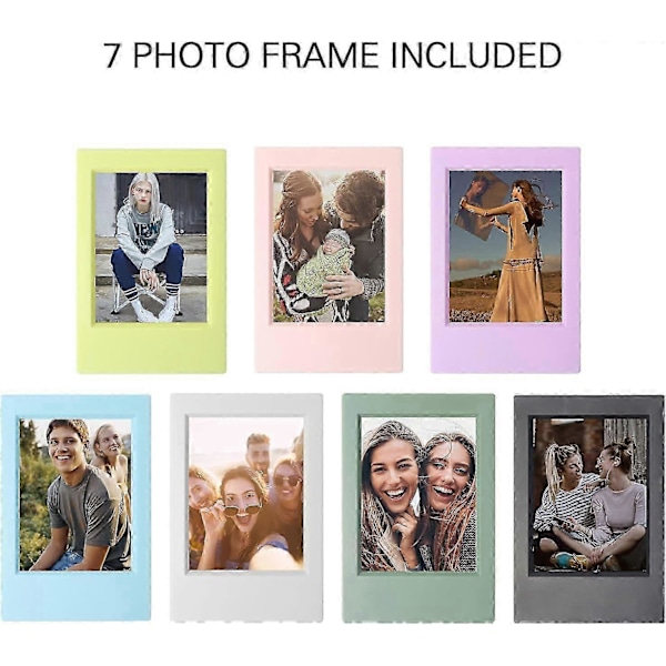 (7 kpl) 3 tuuman mini Polaroid -valokuvakehyssetti Instax Minille ja pöytäkoristeeksi