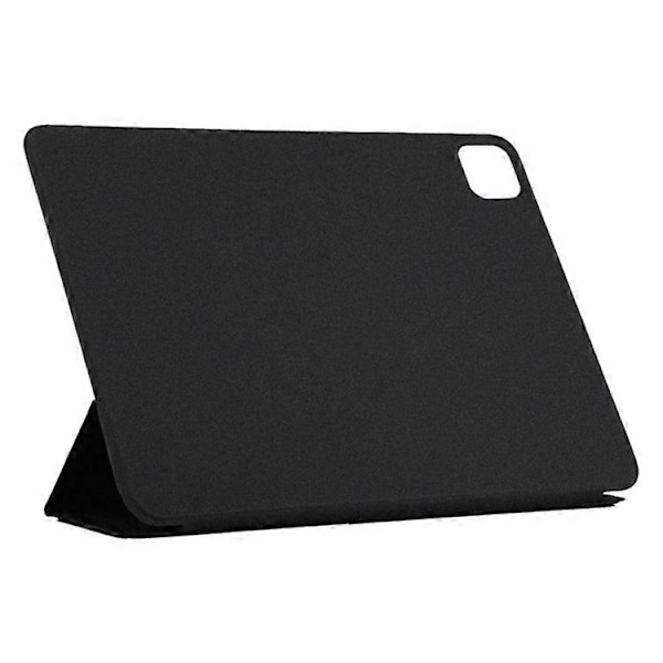 Kompatibel med iPad Pro 11 (2024) Taske PU Læder Tri-fold Stand Magnetisk Lukning Tablet Cover Black