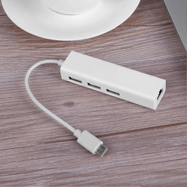 USB-C USB 3.1 Typ C till USB RJ45 Ethernet Lan Adapter Hub Kabel för PC