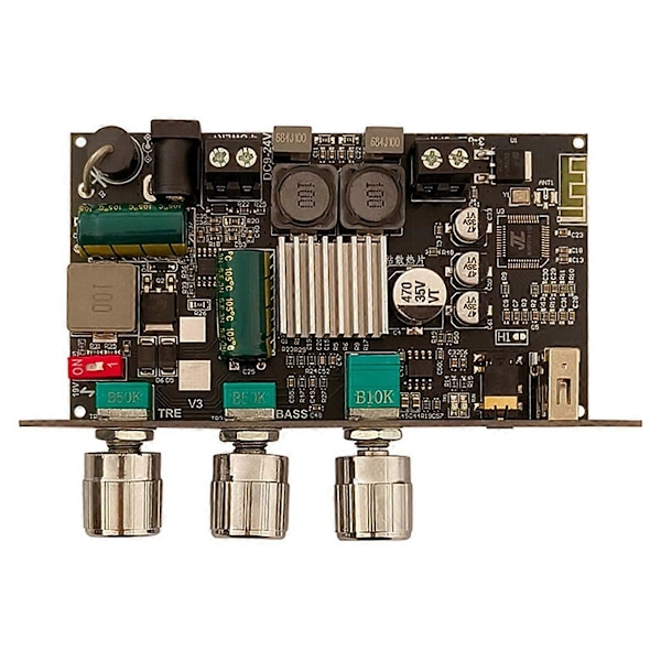 TPA3116D2 100W Bluetooth Ljudförstärkarkort Mono med Boost Hi-Bass Justering DIY Högtalarförstärkare